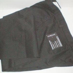 George Mens Relaxed Fit Dress Pants NWT Size 44 W
